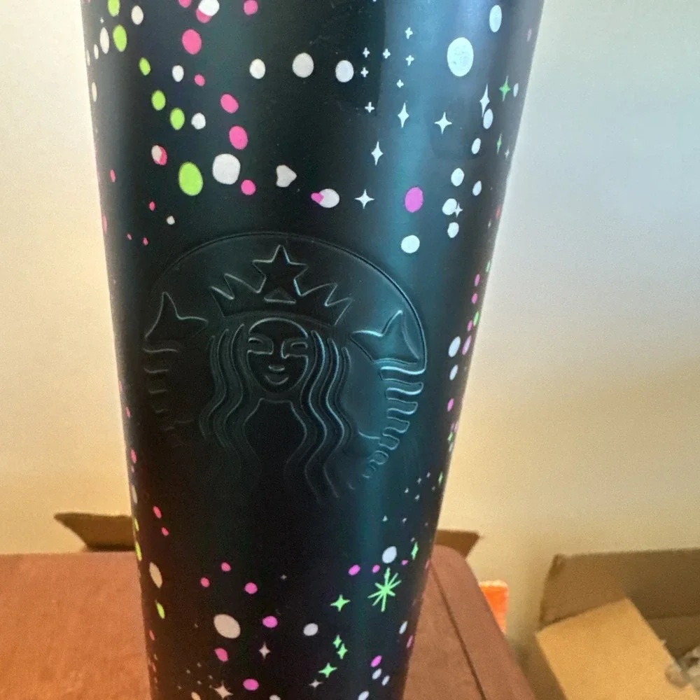 Starbucks‎ Holiday 2020 Stainless Steel Stars Confetti Tumbler Cup 24oz
